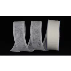 Dekorationsband weiß 40 mm x 25 m