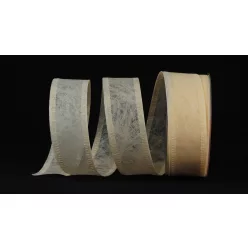 Dekorationsband beige 40 mm x 25 m