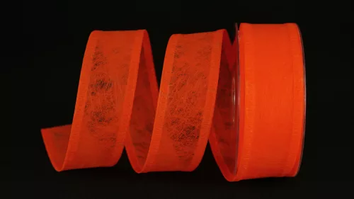 Dekorationsband orange 40 mm x 25 m