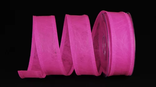 Dekorationsband pink 40 mm x 25 m