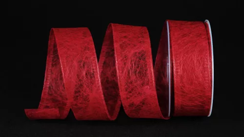 Dekorationsband bordeaux 40 mm x 25 m