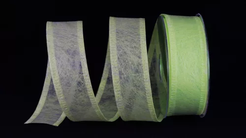 Dekorationsband hellgrün 40 mm x 25 m