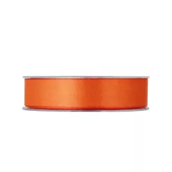 Satinband orange 25 mm x 50 m