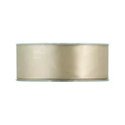 Satinband beige-gold 40 mm x 50 m