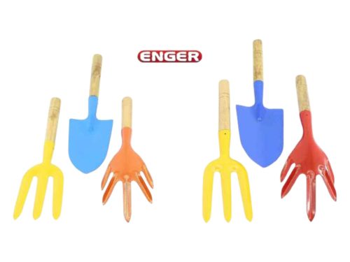 Gartengeräte-Set, 3-teilig