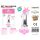 Folienballon-Set rosa 115 cm – Zahl 1 – 15 Stück / Packung