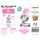 Folienballon-Set rosa 115 cm – Zahl 2 – 15 Stück / Packung