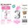 Folienballon-Set rosa 115 cm – Zahl 3 – 15 Stück / Packung