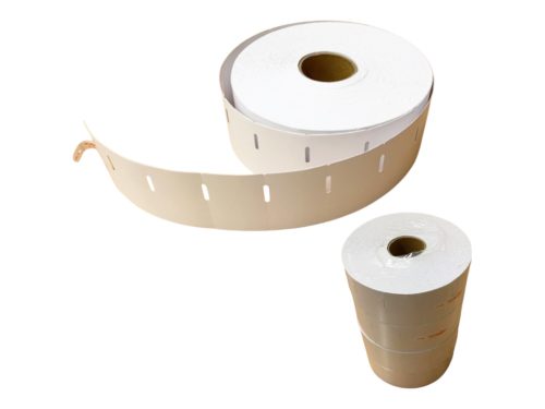 Regaletiketten Thermo 56×39 mm – weiß