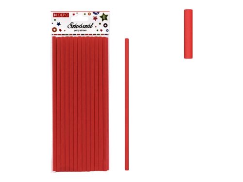 Papier-Trinkhalm 20 Cm 25 Stück / Packung
