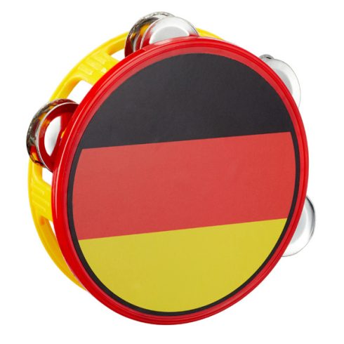 Tamburin "Deutschland" mit 4 Schellen
