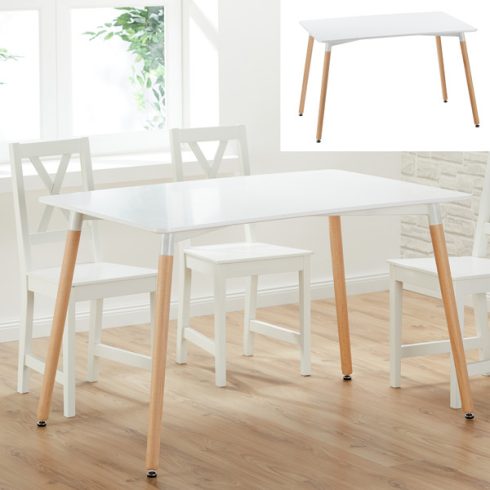 Tisch, rechteckig, weiß, ca. 120 x 80cm