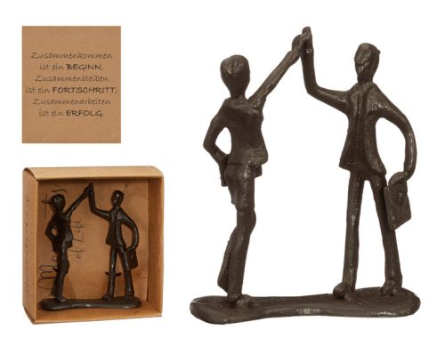 Design Skulptur Zusammenarbeit", ca.4,2cmH"