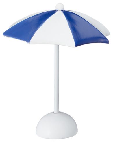 Mini Sonnenschirm, blau-weiss, ca.11,5cmH