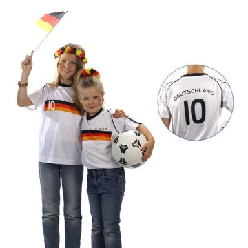 Kinder Fußballtrikot "Deutschland" m. Nummer