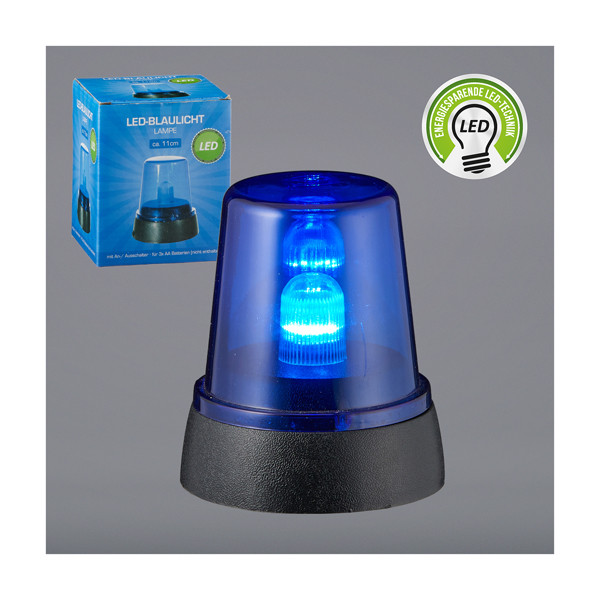 LED Blaulicht Lampe, ca. 11cm - Decor Home Design