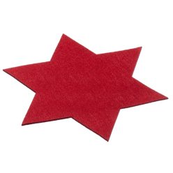 Untersetzer Stern", rot, L, 30cm d"