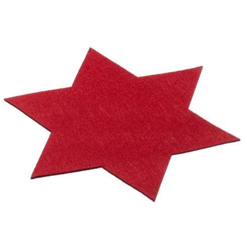 Untersetzer "Stern", rot, L, 30cm d