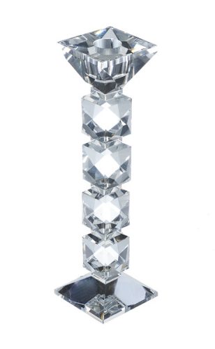 Kerzenleuchter Kristall", gr, 25cm"