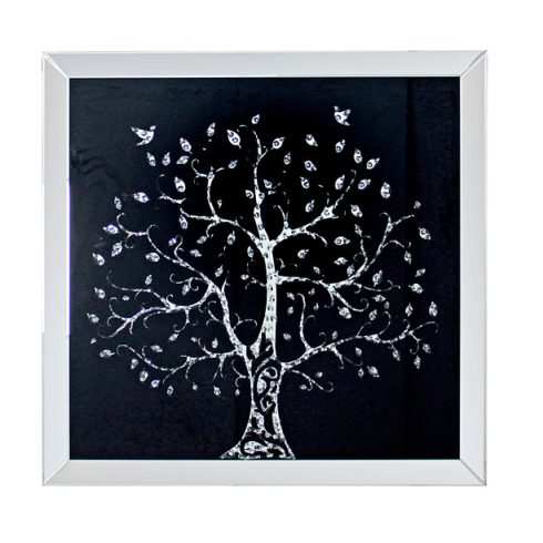 Bild "Kristall Baum", S,  60x60cm