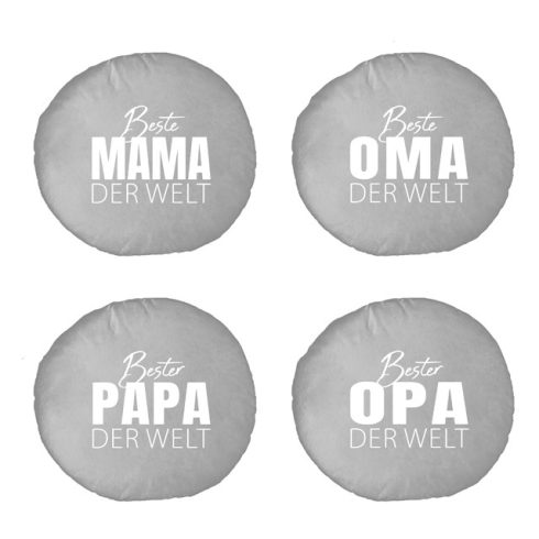 Kissen Beste Mama/Papa/Oma/Opa  30cm 4/s