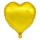Folienballon Herz" gold ,  ca. 60cm"