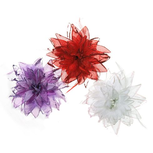 Haarband/Anstecker Blume", 3/s"