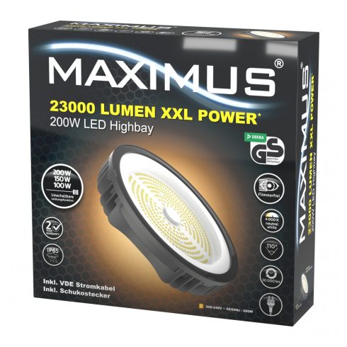 MAXIMUS 200 WATT LED-HIGHBAY