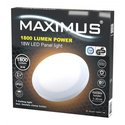 MAXIMUS 18 WATT LED-DECKENLEUCHTE