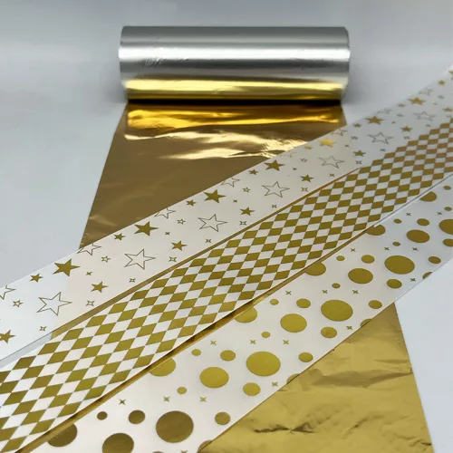 DHD Premium Ribbon™ – Metál arany resin festékszalag – 110 mm × 300 m