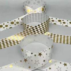   DHD Premium Ribbon™ – Metál arany resin festékszalag – 80 mm × 300 m