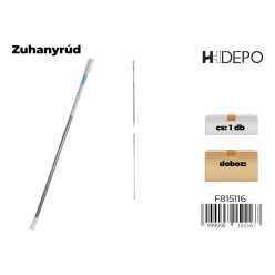 ZUHANYRÚD 110-200 CM EZÜST