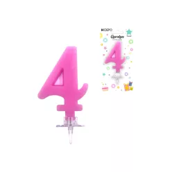 TORTA SZÁMGYERTYA 8 cm 4