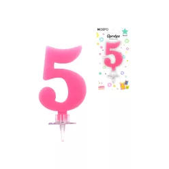 TORTA SZÁMGYERTYA 8 cm 5