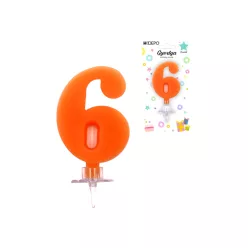 TORTA SZÁMGYERTYA 8 cm 6