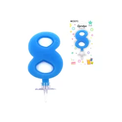 TORTA SZÁMGYERTYA 8 cm 8