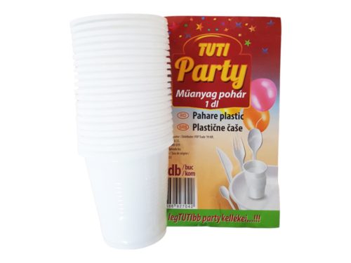 TUTI Partybecher 100 ml – 20 Stück / Packung